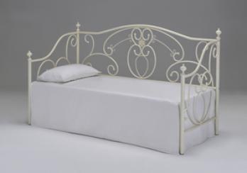 Кровать 9910 - 90*200 см-(цвет - Antique White - Античный БЕЛЫЙ)  (МИК)МИК Кровать 9910 - 90*200 см-(цвет - Antique White - Античный БЕЛЫЙ) 