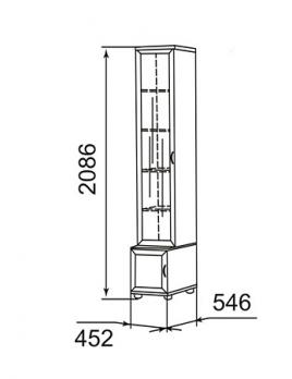 Модуль 28 Шкаф для книг "Ника Люкс" (Ижмебель)Ижмебель Модуль 28 Шкаф для книг "Ника Люкс" Модуль 28 Шкаф для книг "Ника Люкс" (Ижмебель)Ижмебель Модуль 28 Шкаф для книг "Ника Люкс"