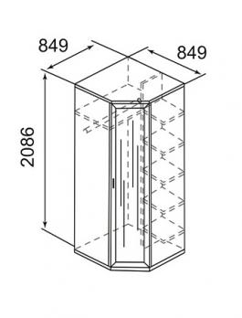Модуль 30 Шкаф для одежды угловой с зеркалом "Ника Люкс" (Ижмебель)Ижмебель Модуль 30 Шкаф для одежды угловой с зеркалом "Ника Люкс" Модуль 30 Шкаф для одежды угловой с зеркалом "Ника Люкс" (Ижмебель)Ижмебель Модуль 30 Шкаф для одежды угловой с зеркалом "Ника Люкс"