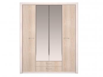 Шкаф для одежды 4-х дверный, с зеркалами «Мальта» 11 (Арника)Арника Шкаф для одежды 4-х дверный, с зеркалами «Мальта» 11