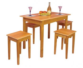Обеденный стол на прямой ноге Топаз (Боровичи)Боровичи Обеденный стол на прямой ноге Топаз