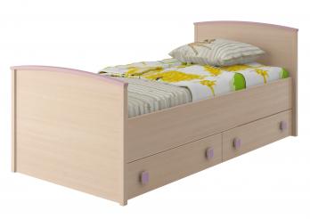 Детская кровать одинарная 80*190 см «Pink» ИД 01.94 (Интеди)Интеди Детская кровать одинарная 80*190 см «Pink» ИД 01.94