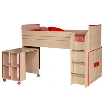 Кровать-чердак Севилья-15 (Олимп-мебель)Олимп-мебель Кровать-чердак Севилья-15