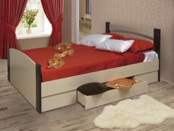 Кровать с ящиками (Олимп) (Олимп-мебель)Олимп-мебель Кровать с ящиками (Олимп)