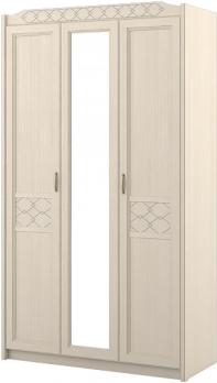 Шкаф 3-х дверный с зеркалом «Джун» (Омскмебель )Омскмебель  Шкаф 3-х дверный с зеркалом «Джун»