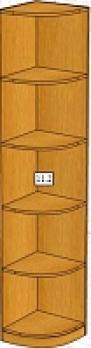 Вилия-М Шкаф 11,2 (правый/левый) (Вилейская мебельная фабрика)Вилейская мебельная фабрика Вилия-М Шкаф 11,2 (правый/левый)