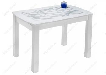 Стол стеклянный стол Варис белый (Woodville)Woodville Стол стеклянный стол Варис белый