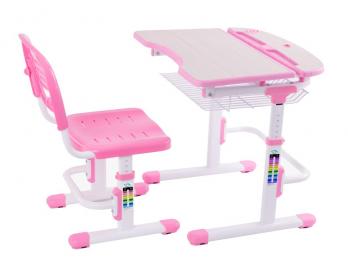 Парта со стулом Colore [Pink (розовый)] (Fun Desk)Fun Desk Парта со стулом Colore [Pink (розовый)]