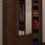 Шкаф для одежды и белья 2 с карнизом «Монпелье»