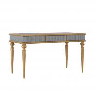 Стол письменный "Рандеву" 003 (серый 7042/антик 24) (1.2.1)