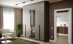 Мадрид Гардеробная система 2,45м,Графит