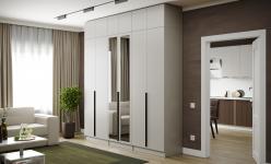 Мадрид Гардеробная система 2,45м,Кашемир