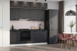 КГ Модус 210 Графит (со столешницей, черный, 26) в.23