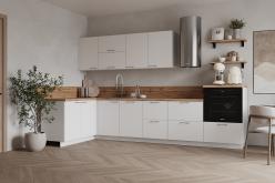 КГ Угловой 1500х3150 (с пм) , Белый софт матовый  Арника РМ в.5