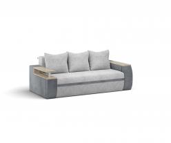 Диван прямой Атика NEW, Shape Grey, Dream Grafit, Крафт серый