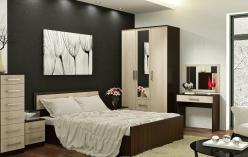 Кровать с проложками ДСП Фиеста LIGHT 160х200, венге