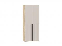 200.03 шкаф для одежды (ПВХ) Арден Дуб Делано / черный