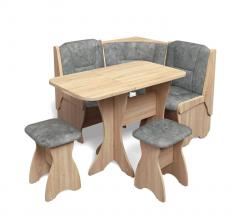Кухонный набор Нарцисс Дуб сонома/Велюр Графит