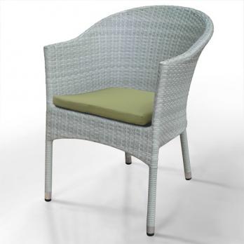 Плетеное кресло из искусственного ротанга WS2907W White (Афина-мебель)Афина-мебель Плетеное кресло из искусственного ротанга WS2907W White