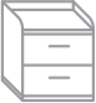 Тумба прикроватная "Саша-1" (Интеди)Интеди Тумба прикроватная "Саша-1"