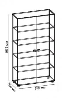 В-02 Шкаф для белья 2-х дв. ()В-02 Шкаф для белья 2-х дв.