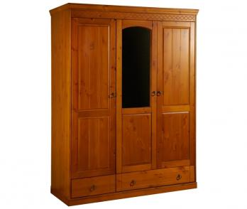 Шкаф Дания 3-створчатый №2 (Вудсток)Вудсток Шкаф Дания 3-створчатый №2
