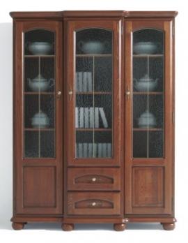 Бавария Витрина орех итальянский DWIT-3d2s (БРВ (BRW))БРВ (BRW) Бавария Витрина орех итальянский DWIT-3d2s