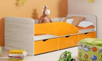 Детская кровать Бриз-3 80х190 (манго волна) (Диал)Диал Детская кровать Бриз-3 80х190 (манго волна)