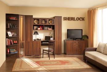 Угловая стенка "Sherlock" (Шерлок)  (Глазов-мебель)Глазов-мебель Угловая стенка "Sherlock" (Шерлок) 