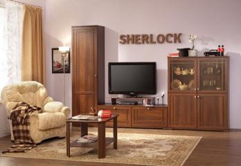 Sherlock (Шерлок) - Гостиная "Sherlock" Комплектация 4 (Глазов-мебель)Глазов-мебель Sherlock (Шерлок) - Гостиная "Sherlock" Комплектация 4