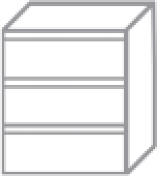 Комод встроенный к шкафу "Соната" (Интеди)Интеди Комод встроенный к шкафу "Соната"