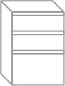 Комод встроенный "Ластория" (Интеди)Интеди Комод встроенный "Ластория"