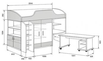 Комплекс универсальный "Бьянка" (Ижмебель)Ижмебель Комплекс универсальный "Бьянка"
