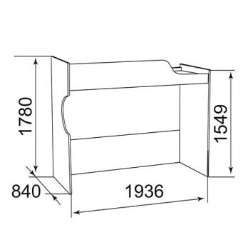 Модуль 12 Комплекс универсальный "Карамель" (Ижмебель)Ижмебель Модуль 12 Комплекс универсальный "Карамель"
