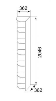 Модуль 2 Угловая приставка "Ника Премиум" (Ижмебель)Ижмебель Модуль 2 Угловая приставка "Ника Премиум"