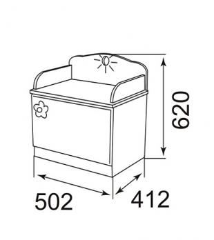 Модуль 3 Тумба "Капитошка" (Ижмебель)Ижмебель Модуль 3 Тумба "Капитошка"