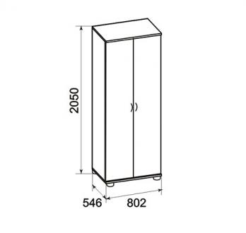 Модуль 4 Шкаф для одежды "Джерри" (Ижмебель)Ижмебель Модуль 4 Шкаф для одежды "Джерри"