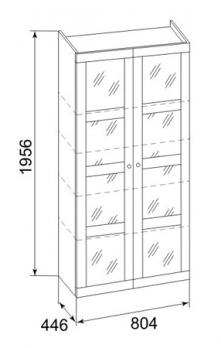 Модуль 8 Шкаф универсальный "Саванна" (Ижмебель)Ижмебель Модуль 8 Шкаф универсальный "Саванна"