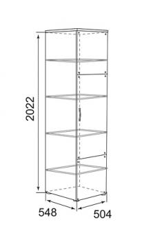 Модуль 9 Шкаф для белья "Бьянка" (Ижмебель)Ижмебель Модуль 9 Шкаф для белья "Бьянка"