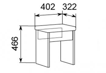 "Орхидея" Банкетка №10 (Ижмебель)Ижмебель "Орхидея" Банкетка №10