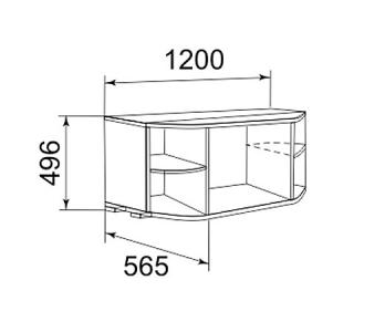 Модуль 4 Тумба для аппаратуры "Сантана" (Ижмебель)Ижмебель Модуль 4 Тумба для аппаратуры "Сантана"