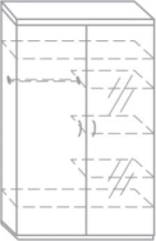 Шкаф-купе "Саша-1" (Интеди)Интеди Шкаф-купе "Саша-1"