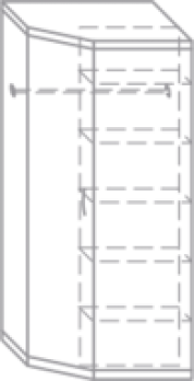 Шкаф угловой "Саша-1" (Интеди)Интеди Шкаф угловой "Саша-1"