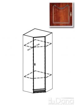 Шкаф угловой №48 (Дана)Дана Шкаф угловой №48