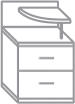 Tумба прикроватная "Каприз" (Интеди)Интеди Tумба прикроватная "Каприз"