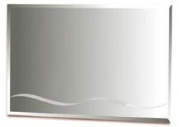 "Европа-5" Зеркало над комодом прямоугольное с рисунком (волна) 003 (Ярцево)Ярцево "Европа-5" Зеркало над комодом прямоугольное с рисунком (волна) 003
