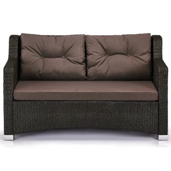Плетеный диван из искусственного ротанга S51A-W53 Brown (Афина-мебель)Афина-мебель Плетеный диван из искусственного ротанга S51A-W53 Brown