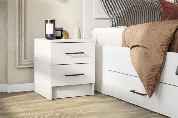 "Бали" Тумба прикроватная Белый (Арника)Арника "Бали" Тумба прикроватная Белый