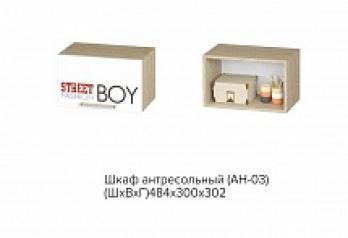 АН-03 Сенди, Шкаф антресольный STREET BOY (БТС)БТС АН-03 Сенди, Шкаф антресольный STREET BOY