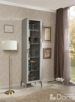 Витрина Dimare D2290 светло-серая (Дана)Дана Витрина Dimare D2290 светло-серая
